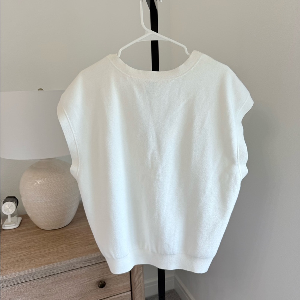 Maeve Anthropologie Slouchy Cardigan Sweater Vest Size Large - Picture 5 of 6